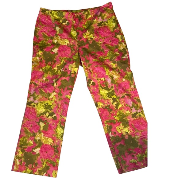 Sigrid Olsen Flared Ankle Pants; Size 14
Bold beautiful colors, EUC - Picture 7 of 7
